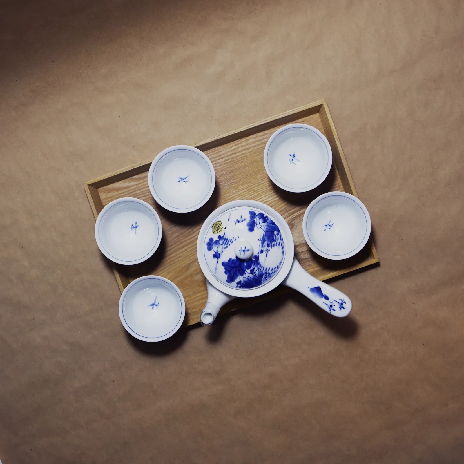 日本有田烧手绘茶具套装 (赠送免费托盘）